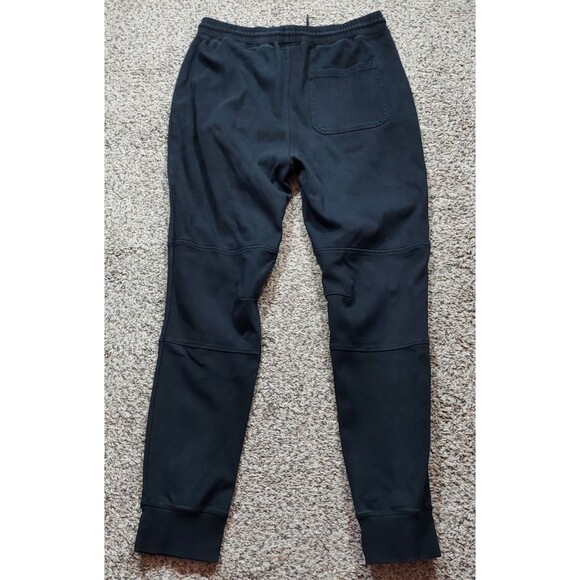 Akoo Sweatpants Jogger Style Heavy Cotton Blend Black Stretch Waist Mens XXL - Picture 5 of 8